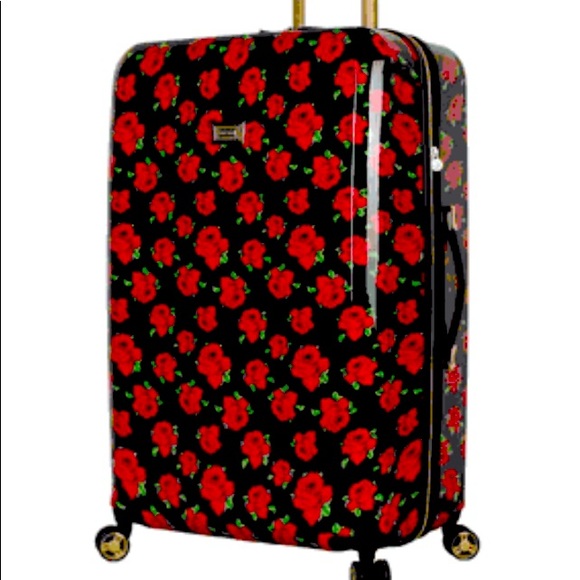 Betsey Johnson Other - *Never Used* Betsey Johnson In Roses 30” Suitcase